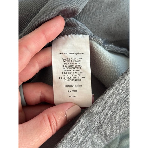 Callaway Mens XL Golf Pullover 1/4 Zip Gray Fleece Long Sleeve Shirt - Picture 7 of 14